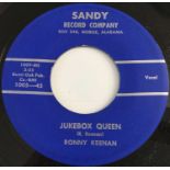 RONNY KEENAN - JUKEBOX QUEEN/ STOP SIGN ON YOUR HEART 7" (US ROCK N ROLL - SANDY RECORDS 1005-45)
