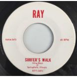 STING RAYS OF SPRINGFIELD ILLINOIS - SURFER'S WALK 7" (US ROCKABILLY - RAY RECORDS 877T-3473)