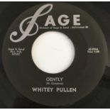 WHITEY PULLEN - GENTLY/ LET'S ALL GO WILD TONIGHT 7" (US ROCKABILLY - SAGE 45-294)