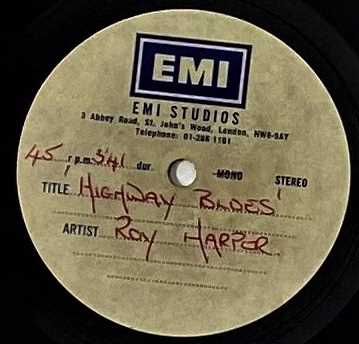 ROY HARPER - 7" ACETATE RECORDINGS. - Image 3 of 4
