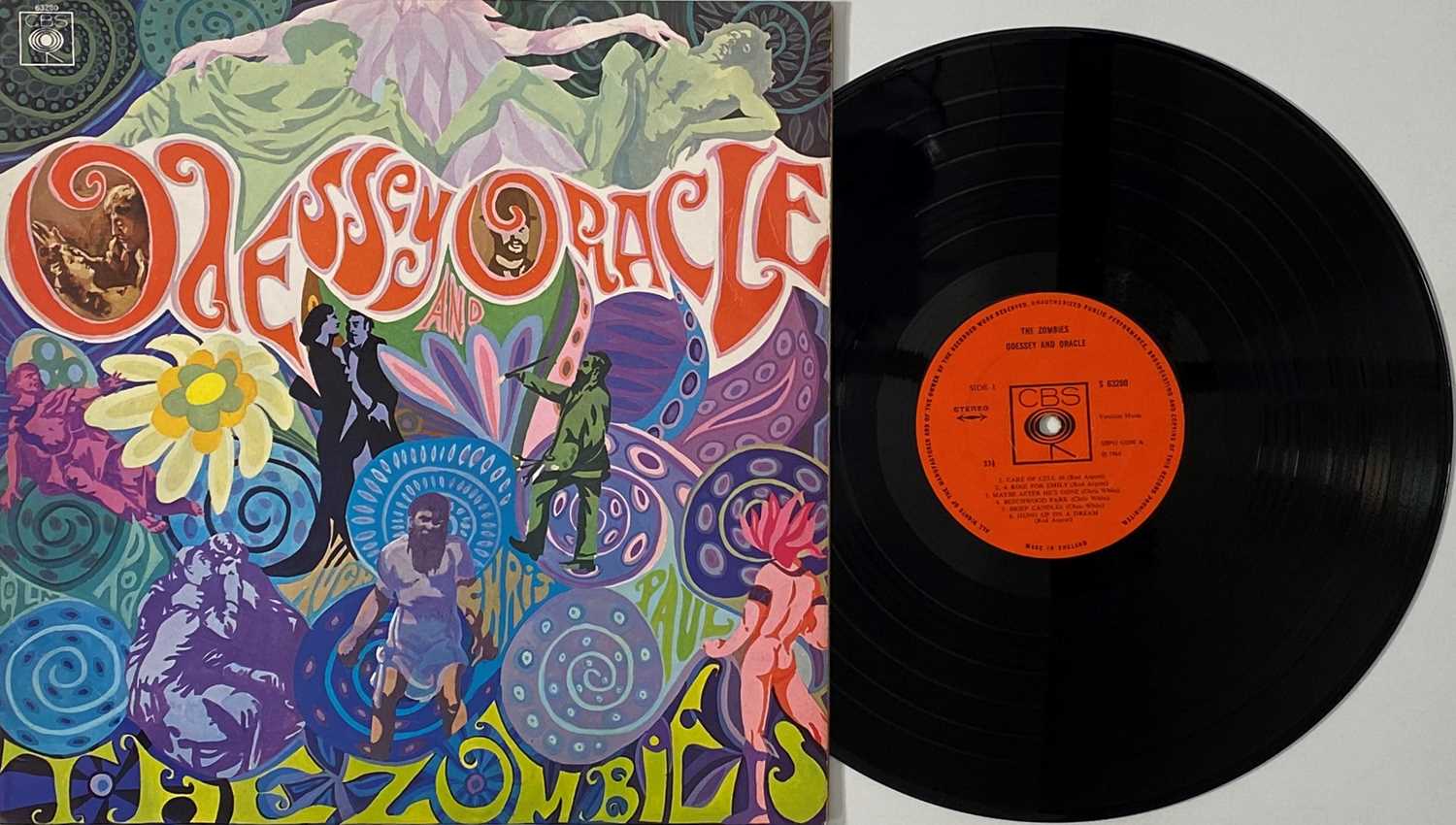 THE ZOMBIES - ODESSEY AND ORACLE LP (ORIGINAL UK STEREO COPY)