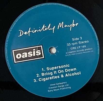 OASIS - DEFINITELY MAYBE/ WHAT'S THE STORY (ORIGINAL UK LP PACK) - Image 11 of 12