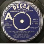 THE ROLLING STONES - YOU CAN'T ALWAYS GET WHAT YOU WANT/ HONKY TONK WOMAN 7" (UK DEMO - DECCA F12952