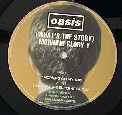 OASIS - DEFINITELY MAYBE/ WHAT'S THE STORY (ORIGINAL UK LP PACK) - Image 6 of 12
