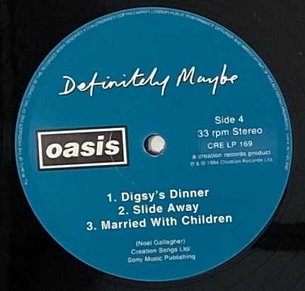 OASIS - DEFINITELY MAYBE/ WHAT'S THE STORY (ORIGINAL UK LP PACK) - Image 12 of 12