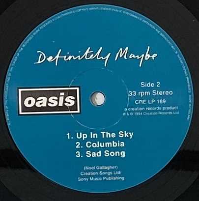 OASIS - DEFINITELY MAYBE/ WHAT'S THE STORY (ORIGINAL UK LP PACK) - Image 10 of 12