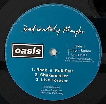 OASIS - DEFINITELY MAYBE/ WHAT'S THE STORY (ORIGINAL UK LP PACK) - Image 9 of 12