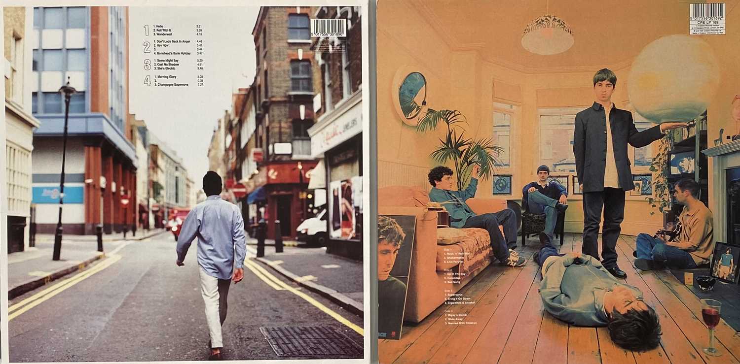 OASIS - DEFINITELY MAYBE/ WHAT'S THE STORY (ORIGINAL UK LP PACK) - Image 2 of 12
