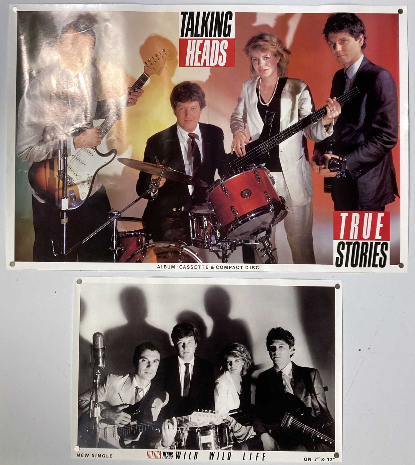 TALKING HEADS POSTERS AND PROMO ITEMS INC TRUE STORIES FOLD OUT. - Image 2 of 2
