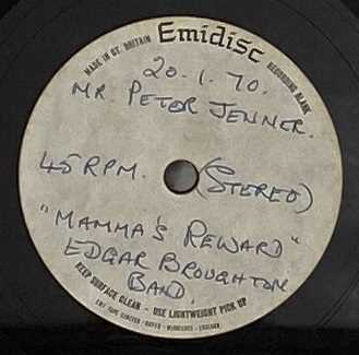 EDGAR BROUGHTON BAND - OUT DEMON OUT & KEEP THEM FREAKS A ROLLING - ORIGINAL UK 7" EMIDISC ACETATE R - Image 3 of 3