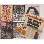 BATH FESTIVAL OF BLUE & PROG 1970 - PROGRAMME WITH COLLECTION OF OZ MAGAZINES.