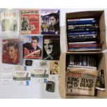 ELVIS PRESLEY - BOOKS/DVDS/HEADLINES AND MAGAZINES.