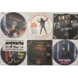 PICTURE DISCS / SHAPED DISCS - ROCK / METAL - 12" / 7" COLLECTION
