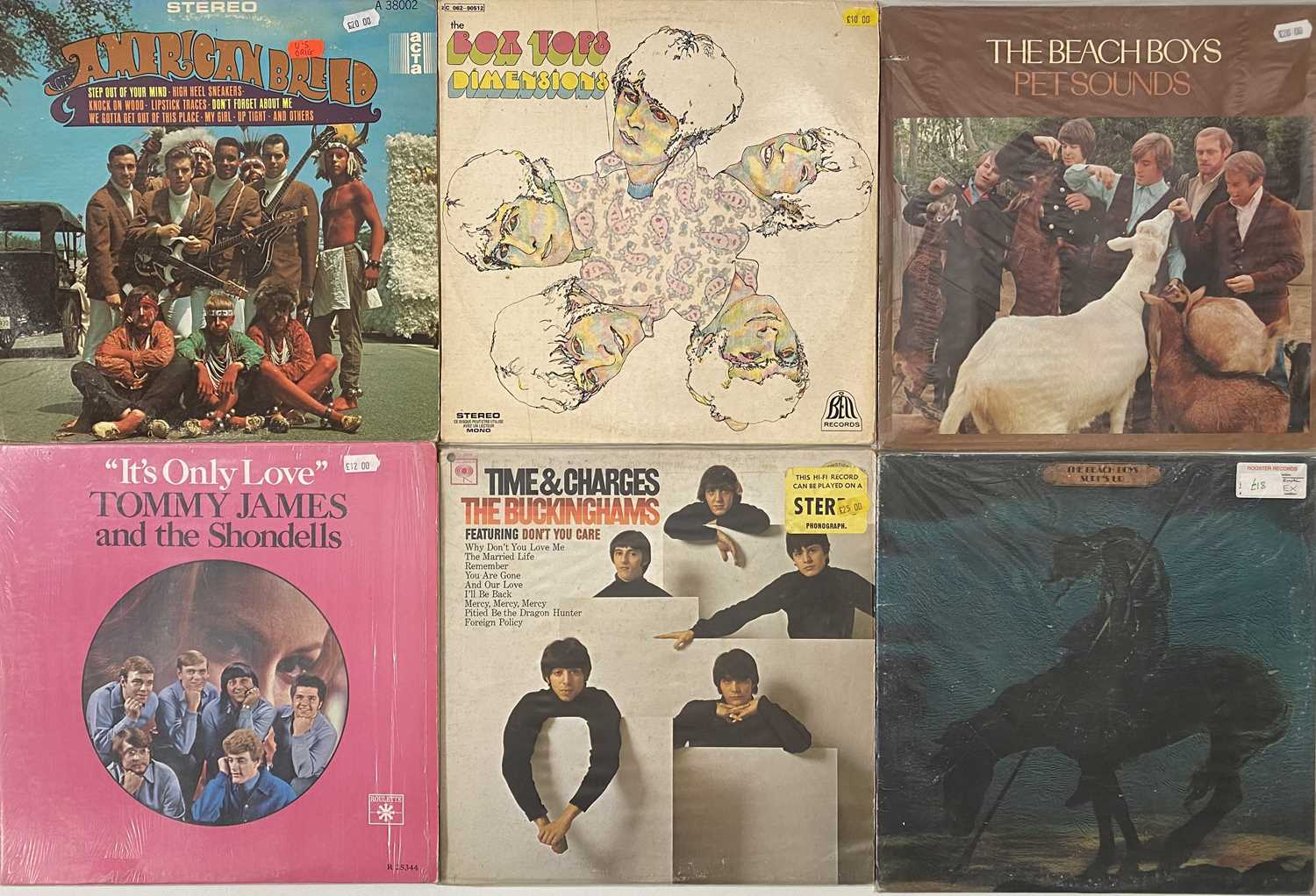 50s/ 60s ARTISTS - LP COLLECTION (ROCK/ POP/ BEAT/ SURF/ R&R)