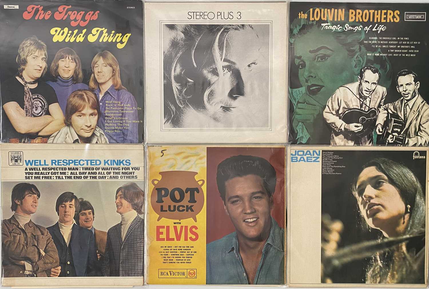 60s/ ARTISTS - ROCK/ POP/ BEAT/ PSYCH - LP/ 7" COLLECTION - Image 4 of 6