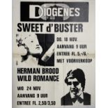 HERMAN BROOD - A 1970S CONCERT POSTER.