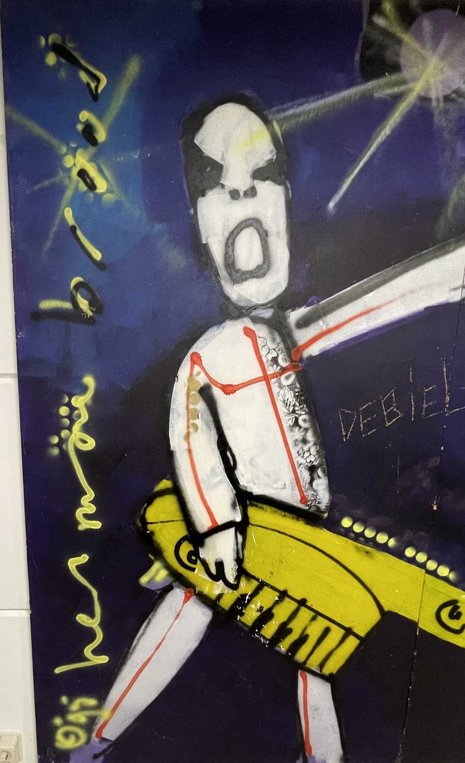 HERMAN BROOD - A LARGE ORIGINAL WORK ON FOUR PANELS. - Image 4 of 9