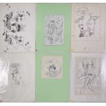 HERMAN BROOD - ORIGINAL CARTOONS / DRAWINGS.