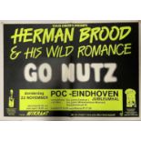 HERMAN BROOD - A CONCERT POSTER FOR EINDHOVEN, 1979.