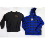 THE HOBBIT - AIDAN TURNER OWNED/WORN 'LITTLE BASTARDS' SWEATSHIRT AND PROP DEPARTMENT HOODY.