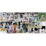 SPORTING MEMORABILIA - CRICKET STARS - SIGNED PHOTOGRAPHS.