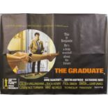 THE GRADUATE (1969) ORIGINAL UK QUAD POSTER.