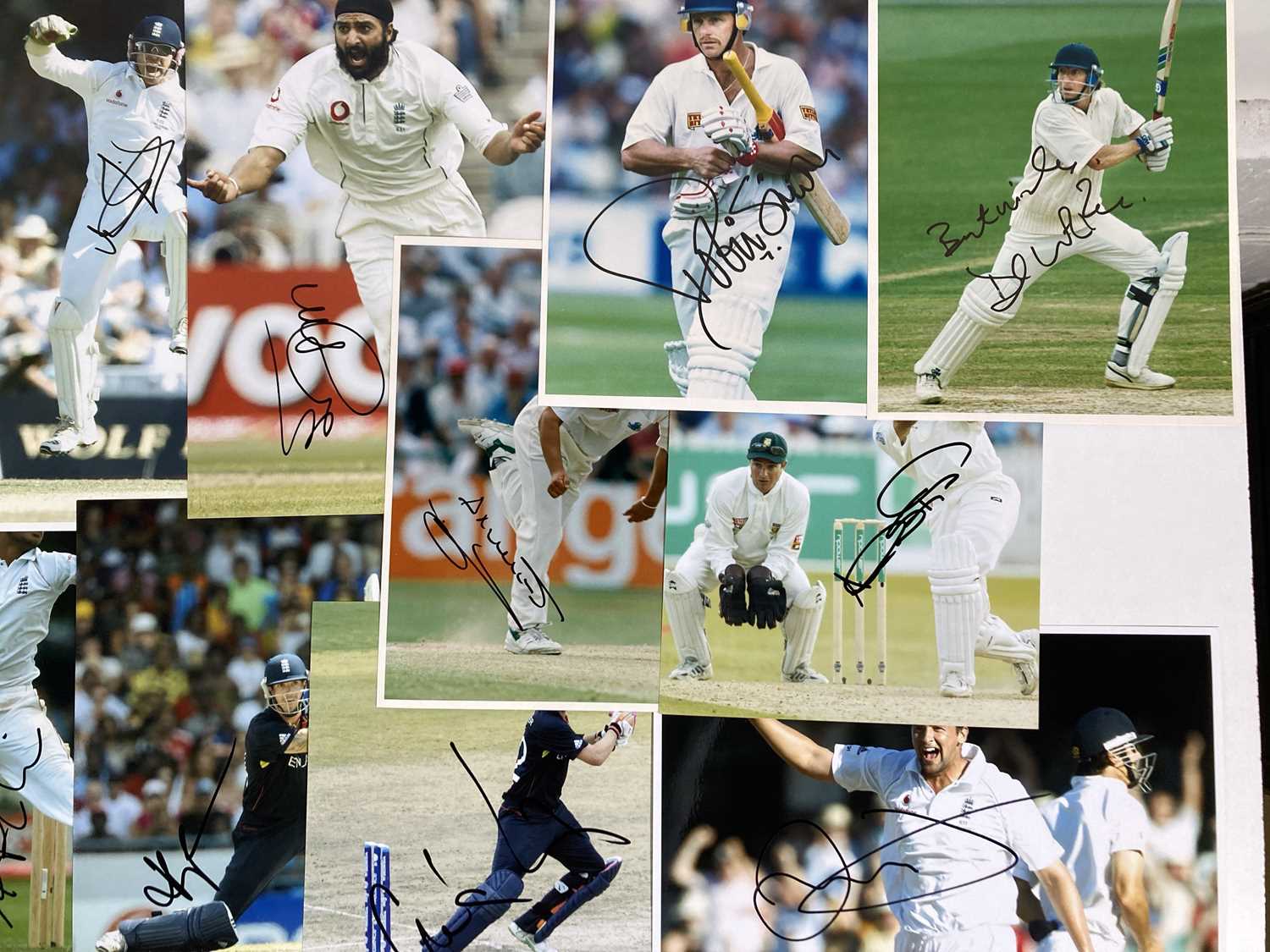 SPORTING MEMORABILIA - CRICKET STARS - SIGNED PHOTOGRAPHS. - Image 9 of 11