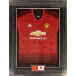MANCHESTER UNITED - FULLY SIGNED 2019 SHIRT WITH COA.