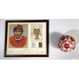 FOOTBALL MEMORABILIA - MANCHESTER UNITED RELATED ITEMS INC GEORGE BEST.