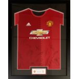 MANCHESTER UNITED - FULLY SIGNED 2017 SHIRT.