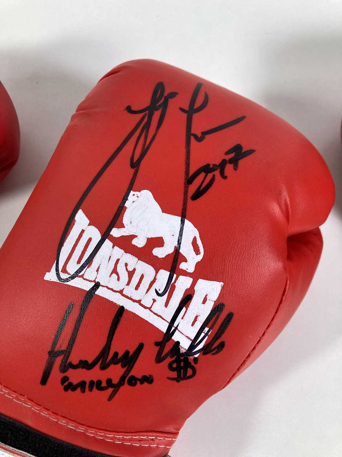 BOXING MEMORABILIA - SIGNED GLOVES INC KLITSCHKO. - Image 5 of 7