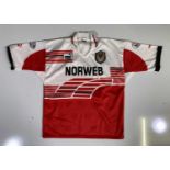 RUGBY LEAGUE MEMORABILIA - WIGAN SIGNED SHIRT.