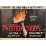 TWISTED NERVE (1968) UK QUAD POSTER.