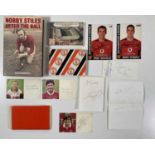 MANCHESTER UNITED - SIGNED MEMORABILIA.