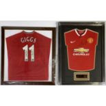 MANCHESTER UNITED - SIGNED SHIRTS - INC GIGGS / DI MARIA.