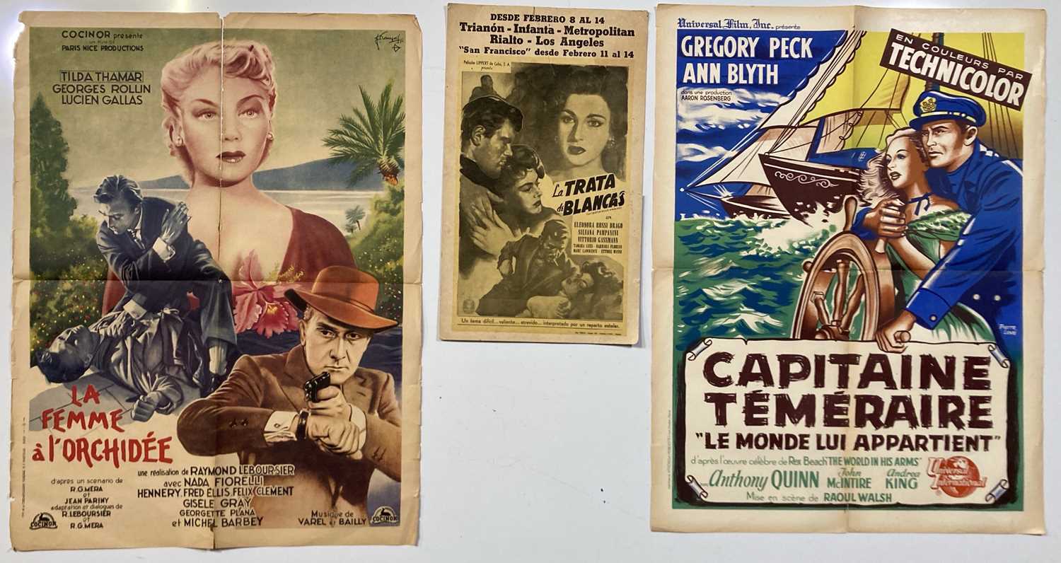 VINTAGE FOREIGN FILM POSTERS.