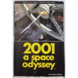 2001: A SPACE ODYSSEY (1968) ORiGINAL UK DOUBLE CROWN FILM POSTER.