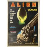 ALIEN (1979) TURKISH ONE-SHEET FILM POSTER.