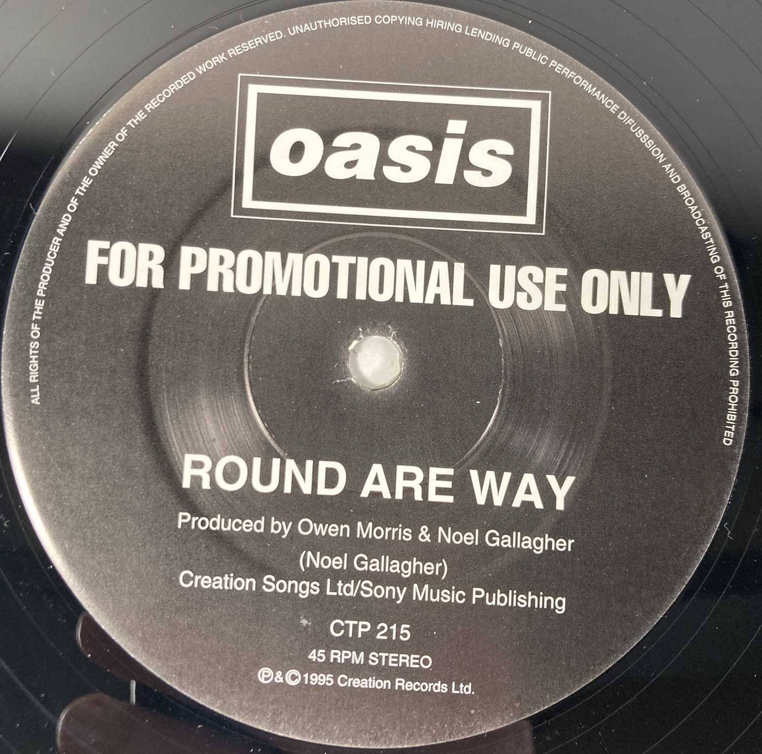 OASIS - IT'S GOOD TO BE FREE/ ROUND OUR WAY 12" PROMOS PACK - Image 3 of 4