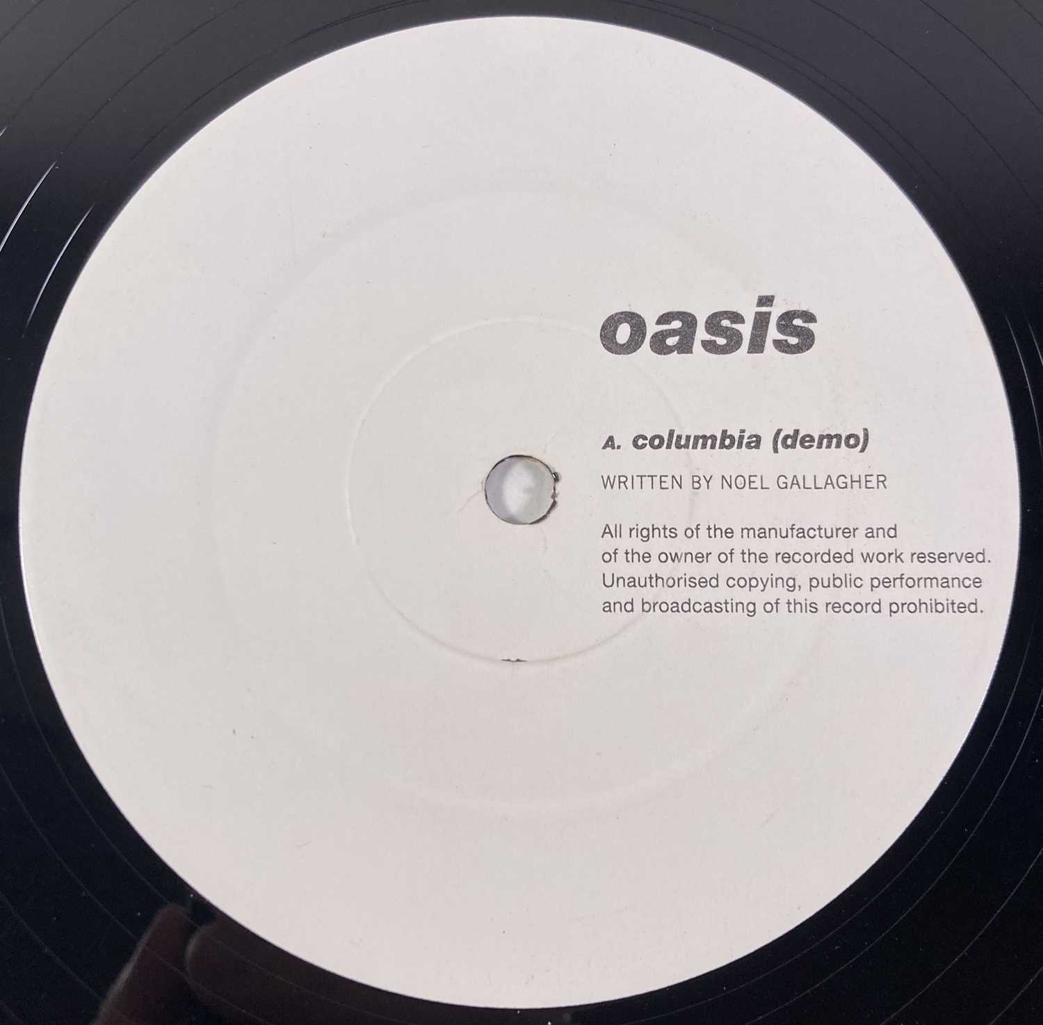 OASIS - COLUMBIA 12" (UK S/SIDED PROMO - CTP 8)