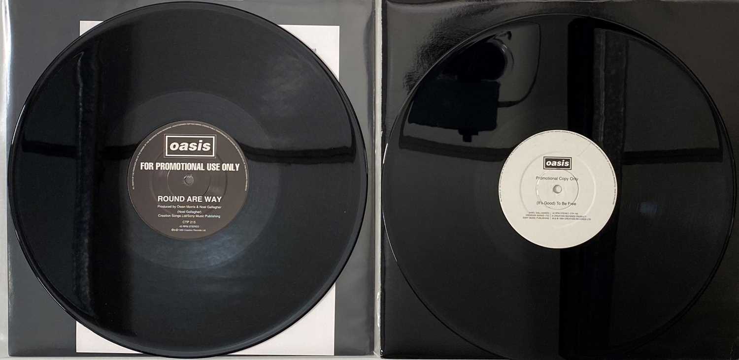 OASIS - IT'S GOOD TO BE FREE/ ROUND OUR WAY 12" PROMOS PACK