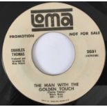 CHARLES THOMAS - THE MAN WITH THE GOLDEN TOUCH/ LOOKING FOR LOVE 7" (US PROMO - LOMA 2031)