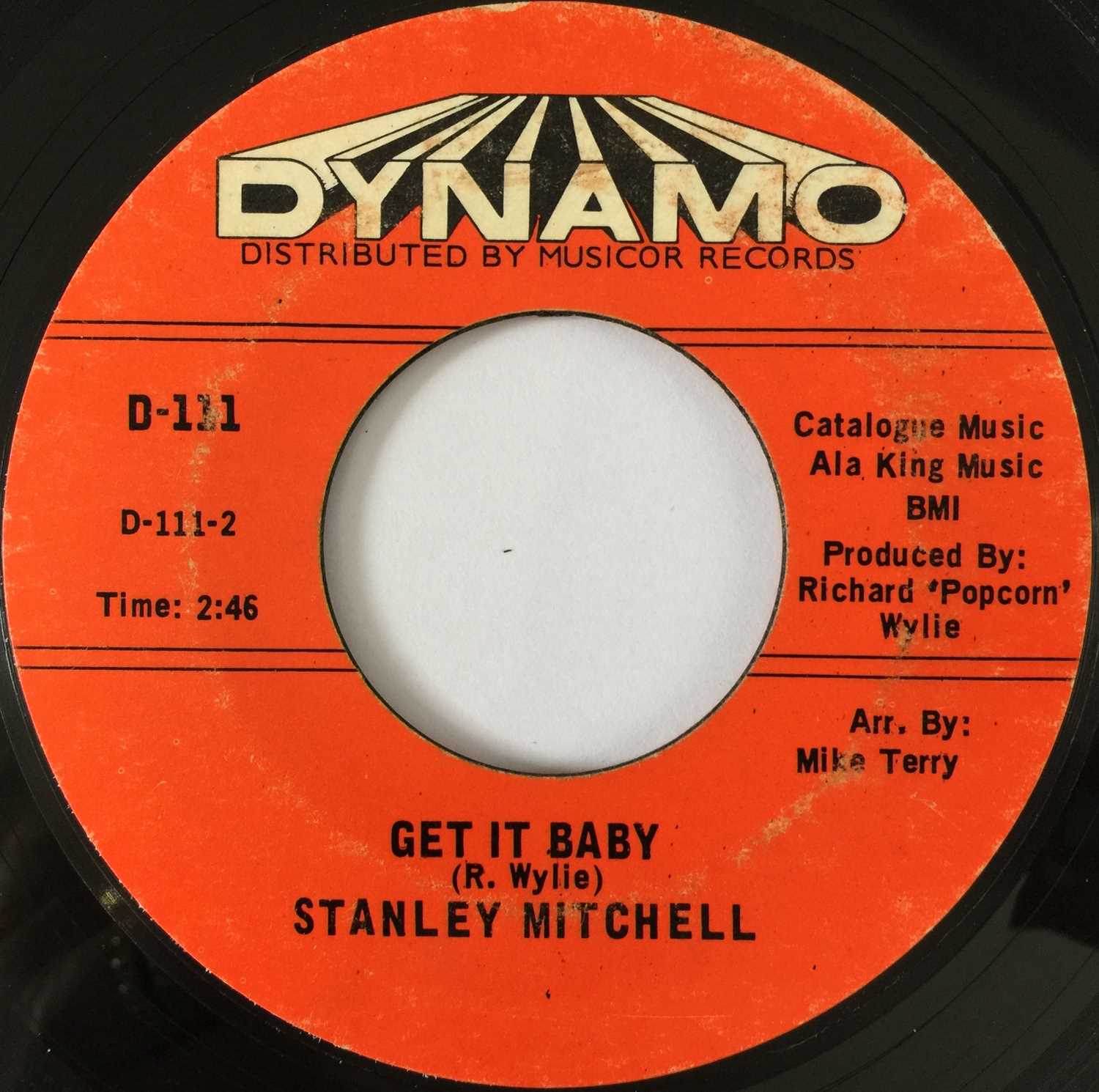 STANLEY MITCHELL - GET IT BABY/ QUIT TWISTIN' MY ARM 7" (US STYRENE - DYNAMO D-111) - Image 2 of 3