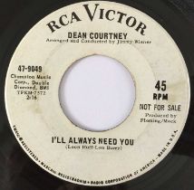DEAN COURTNEY - I'LL ALWAYS NEED YOU/ TAMMY 7" (US PROMO - RCA VICTOR 47-9049)