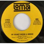 LINDA JONES - MY HEART NEEDS A BREAK/ THE THINGS I'VE BEEN THROUGH 7" (US NORTHERN - LOMA 2091)