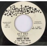 HAROLD MELVIN & THE BLUE NOTES - GET OUT/ YOU MAY NOT LOVE ME 7" (US PROMO - LANDA RECORDS 703)