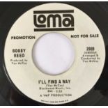 BOBBY REED - I'LL FIND A WAY/ I WANNA LOVE YOU SO BAD 7" (US PROMO - LOMA 2089)