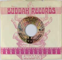 LOU COURTNEY - TRYIN' TO FIND MY WOMAN/ LET ME TURN YOU ON 7" (US PROMO - BUDDAH RECORDS BDA 121)