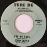 SONNY CRAVER - I'M NO FOOL/ I WANNA THANK YOU 7" (US SOUL - TERI DE RECORDS 007)