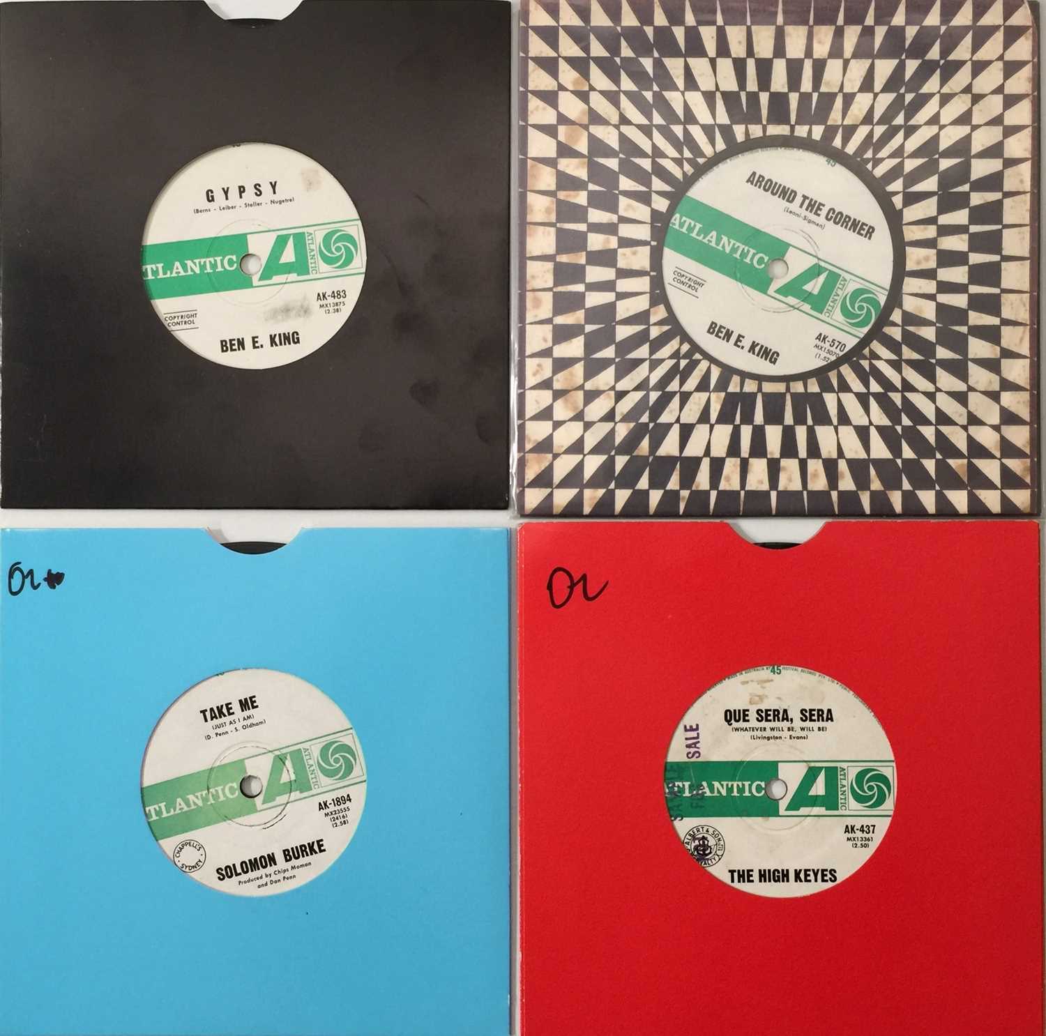 ATLANTIC RECORDS - AUSTRALIAN PRESSING CLASSIC SOUL 7" RELEASES - Image 2 of 2